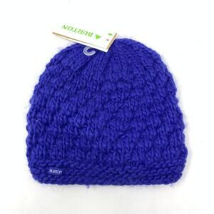 Burton Beanie Hat Girl's One Size Little Bertha Crochet Sorcerer Blue Purple NEW